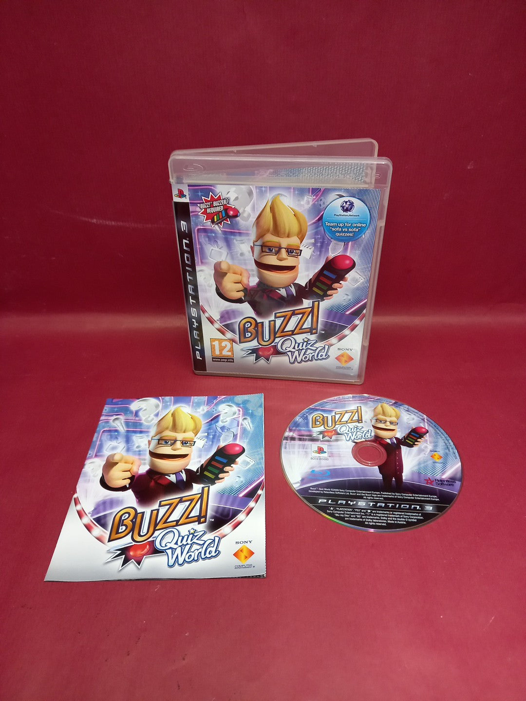 Buzz Quiz World: Sony PlayStation 3 PS3 Game PAL