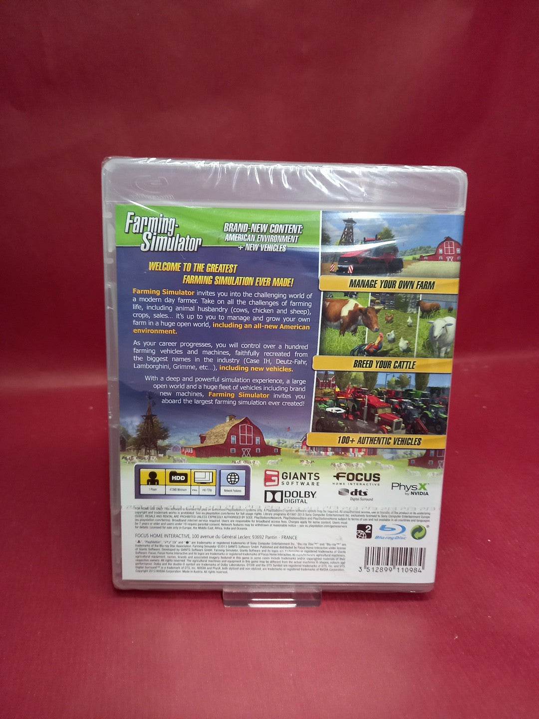 Farming Simulator Game PlayStation 3 PS3 NEW & SEALED