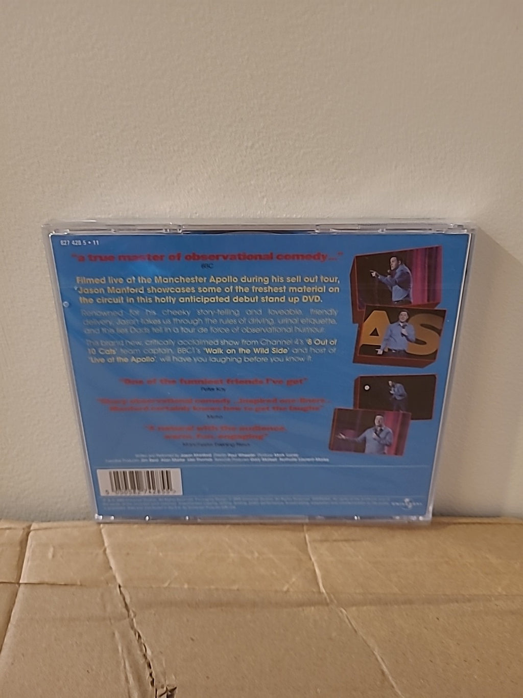 Jason Manford Live At The Manchester Apollo CD - New & Sealed