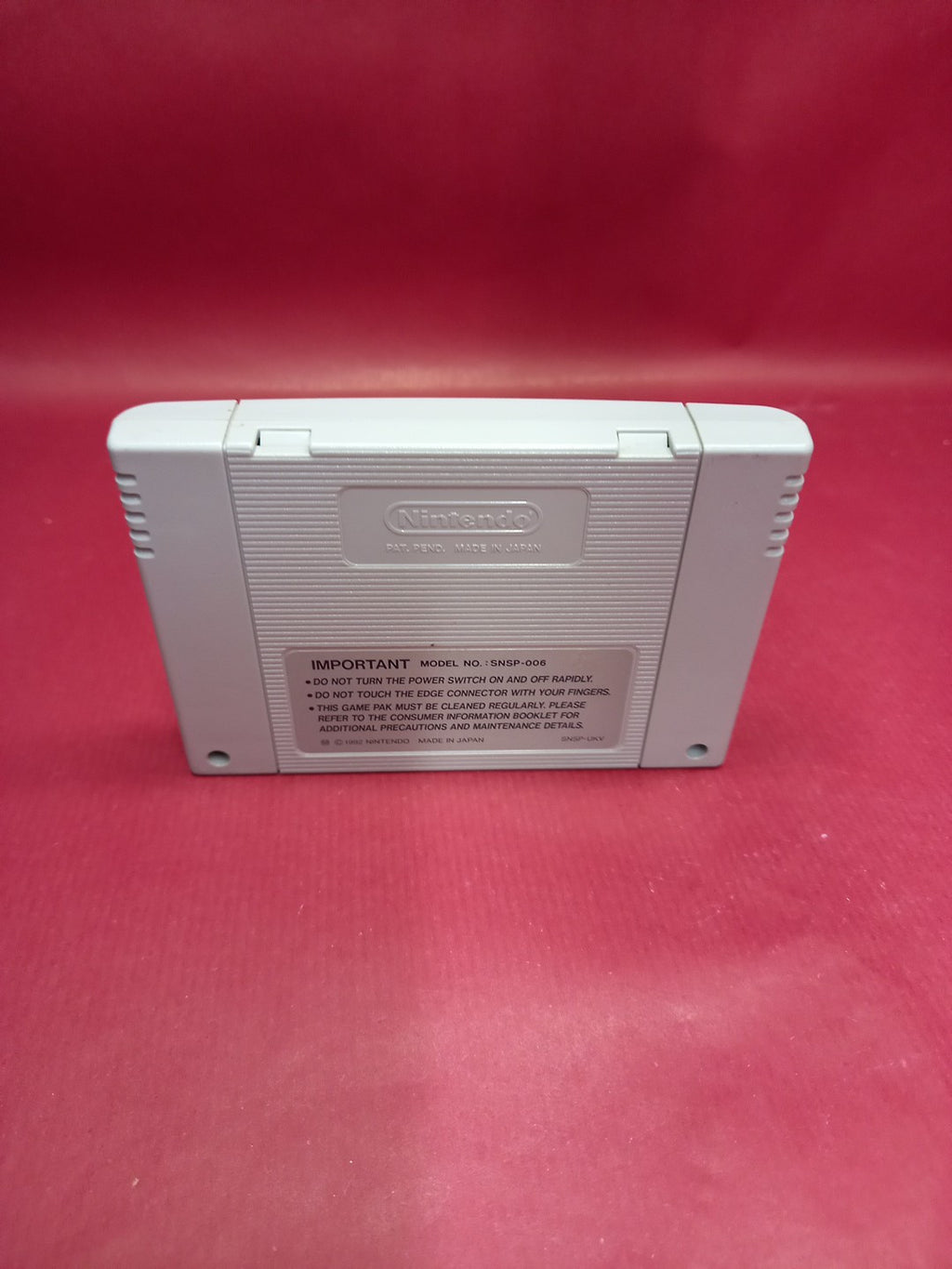 Madden NFL 95: Super Nintendo SNES Game - Cart Only
