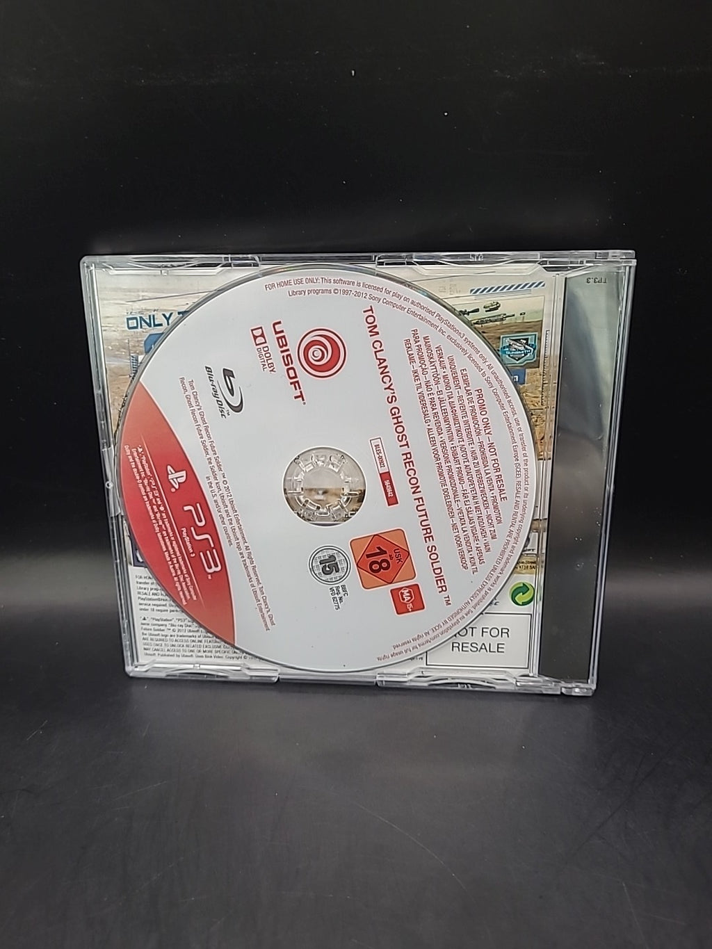 Ghost Recon Future Soldier PS3 Promotional Promo Game