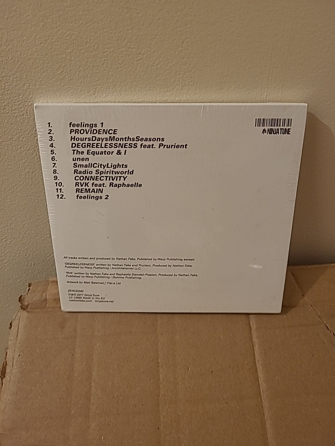 Providence by Nathan Fake (CD, 2017)