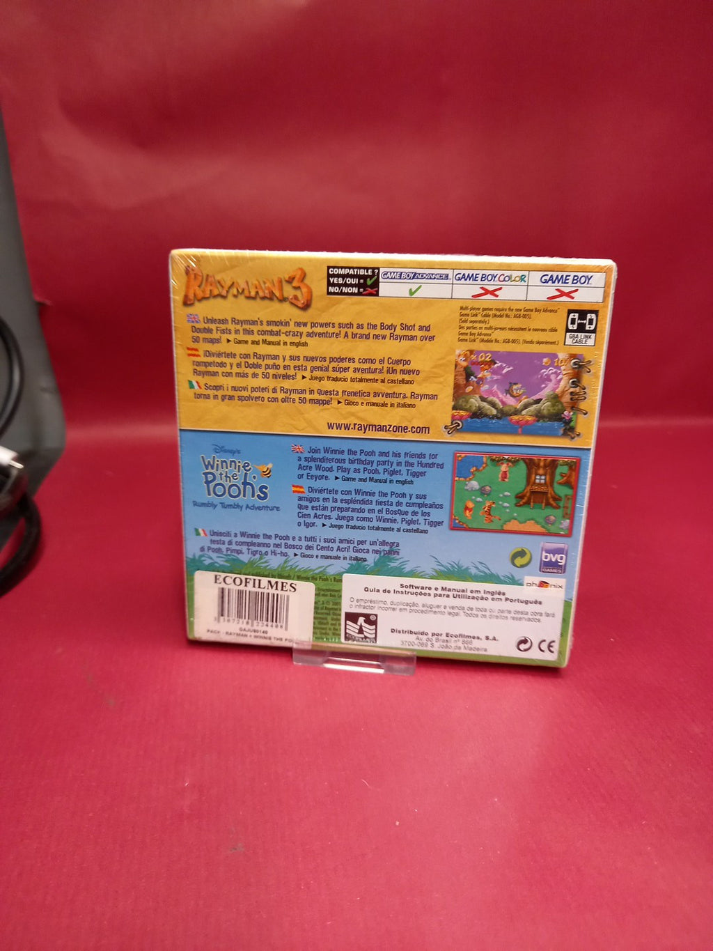 Winnie The Pooh's Rumbly Tumbly Adventure & Rayman 3 Game Boy Advance