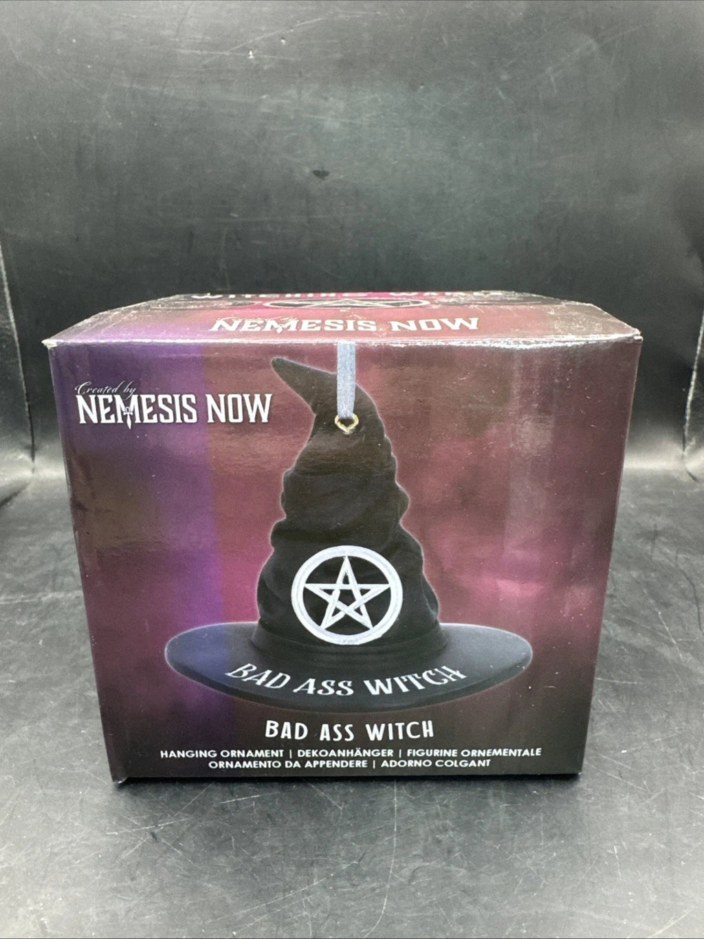Nemesis Now Bad Ass Witch Hat Hanging Ornament