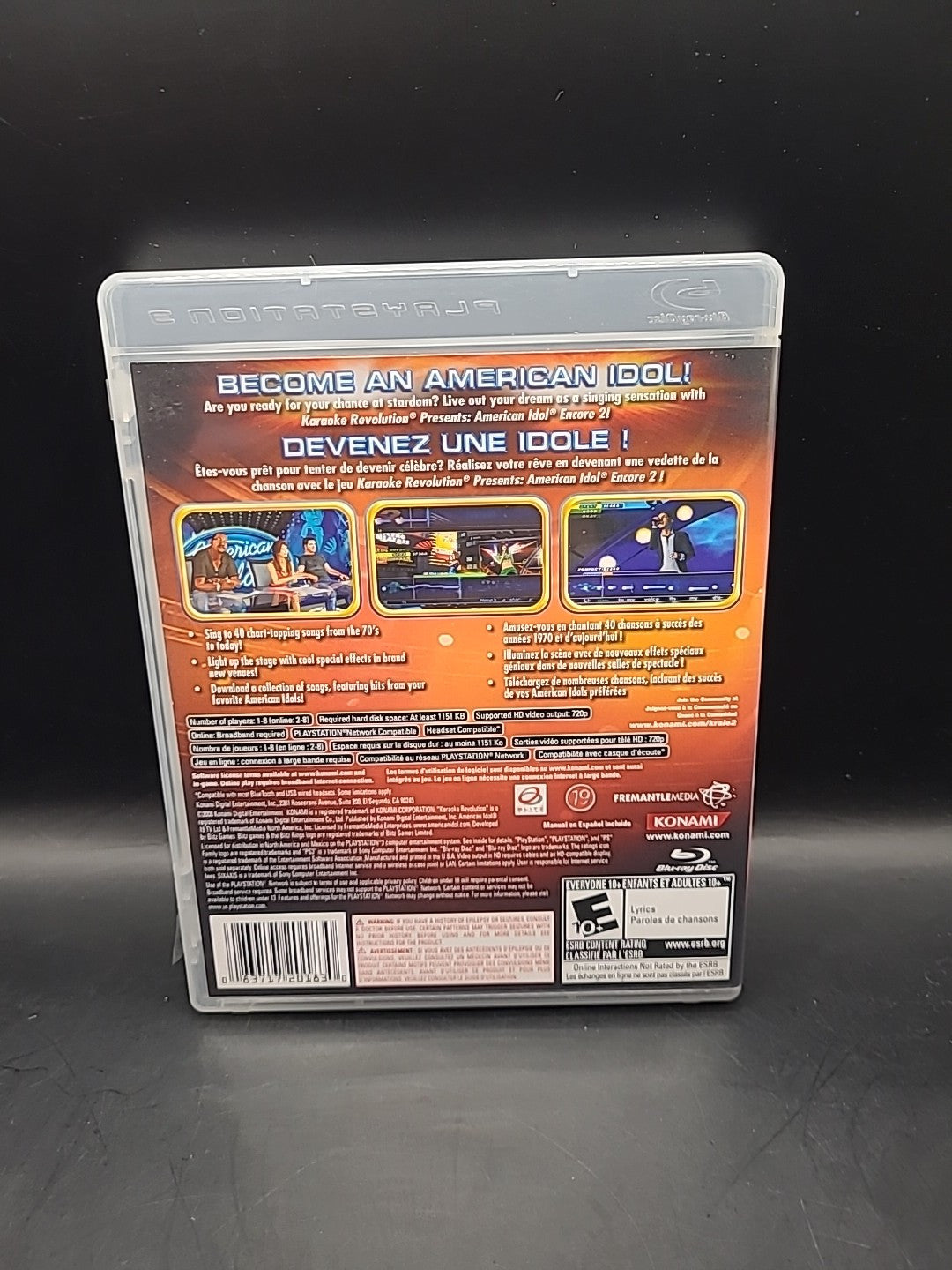 American Idol Encore 2 Ps3 Game - NTSC