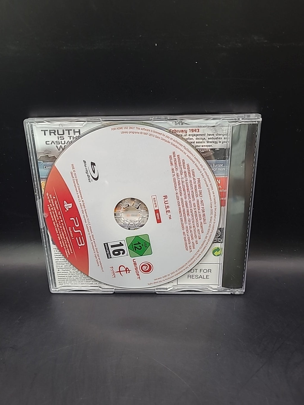 R.U.S.E PS3 Promotional Promo Game