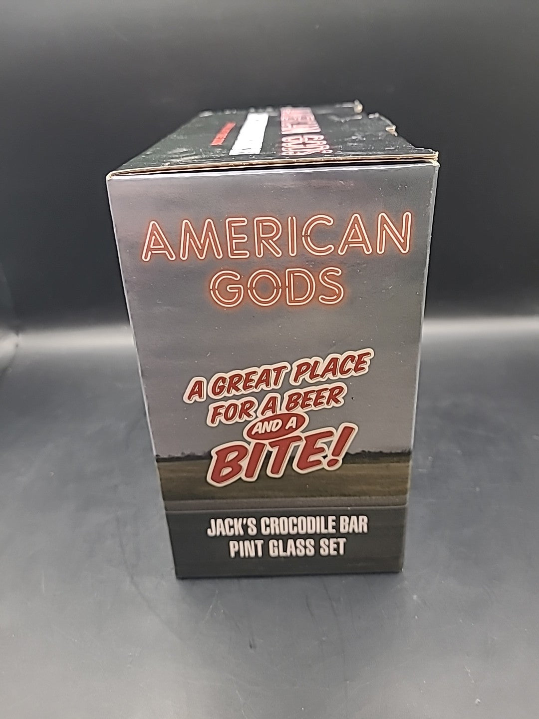American Gods Jack's Crocodile Bar Pint Glass Set