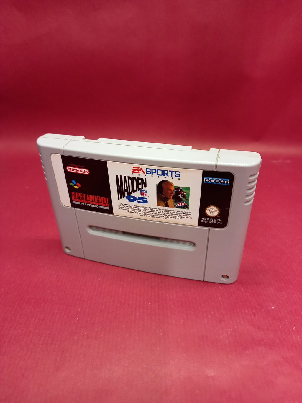 Madden NFL 95: Super Nintendo SNES Game - Cart Only