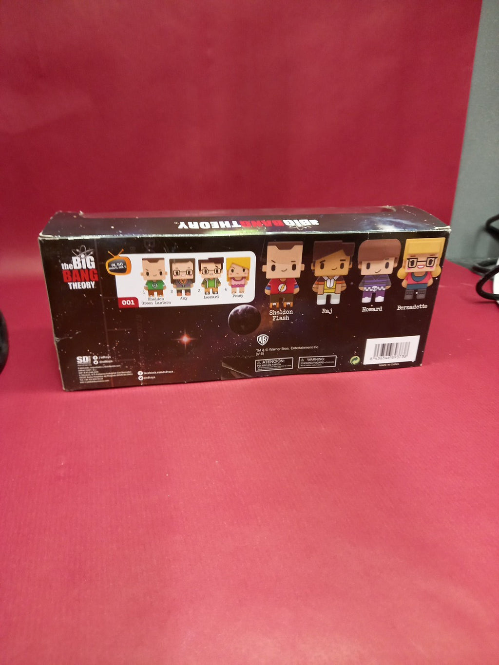 Pixel The Big Bang Theory 002 4 Figures Sheldon Flash, Raj, Howard, Bernadette