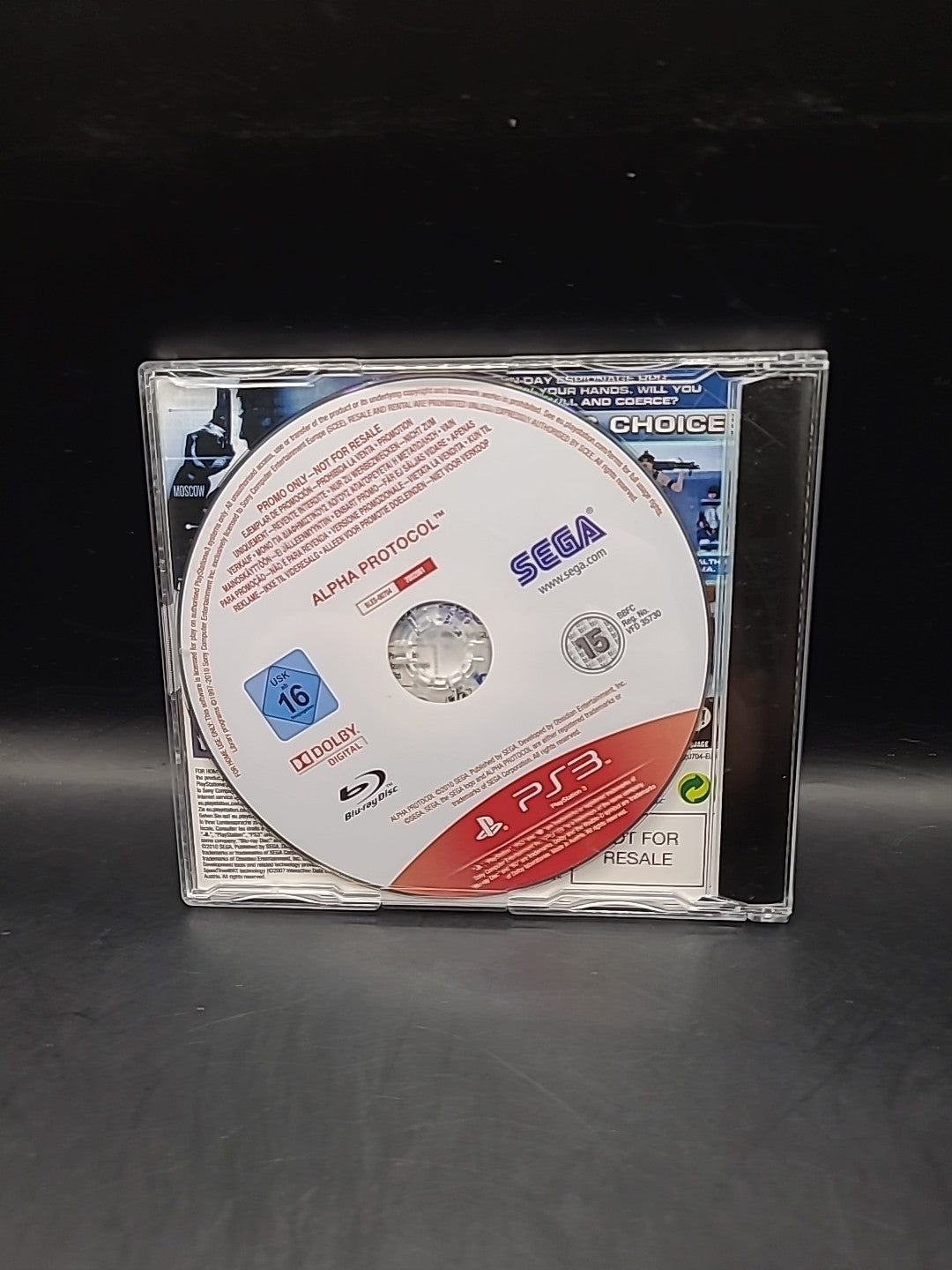 Alpha Protocol The Espionage RPG PS3 Promotional Promo Game