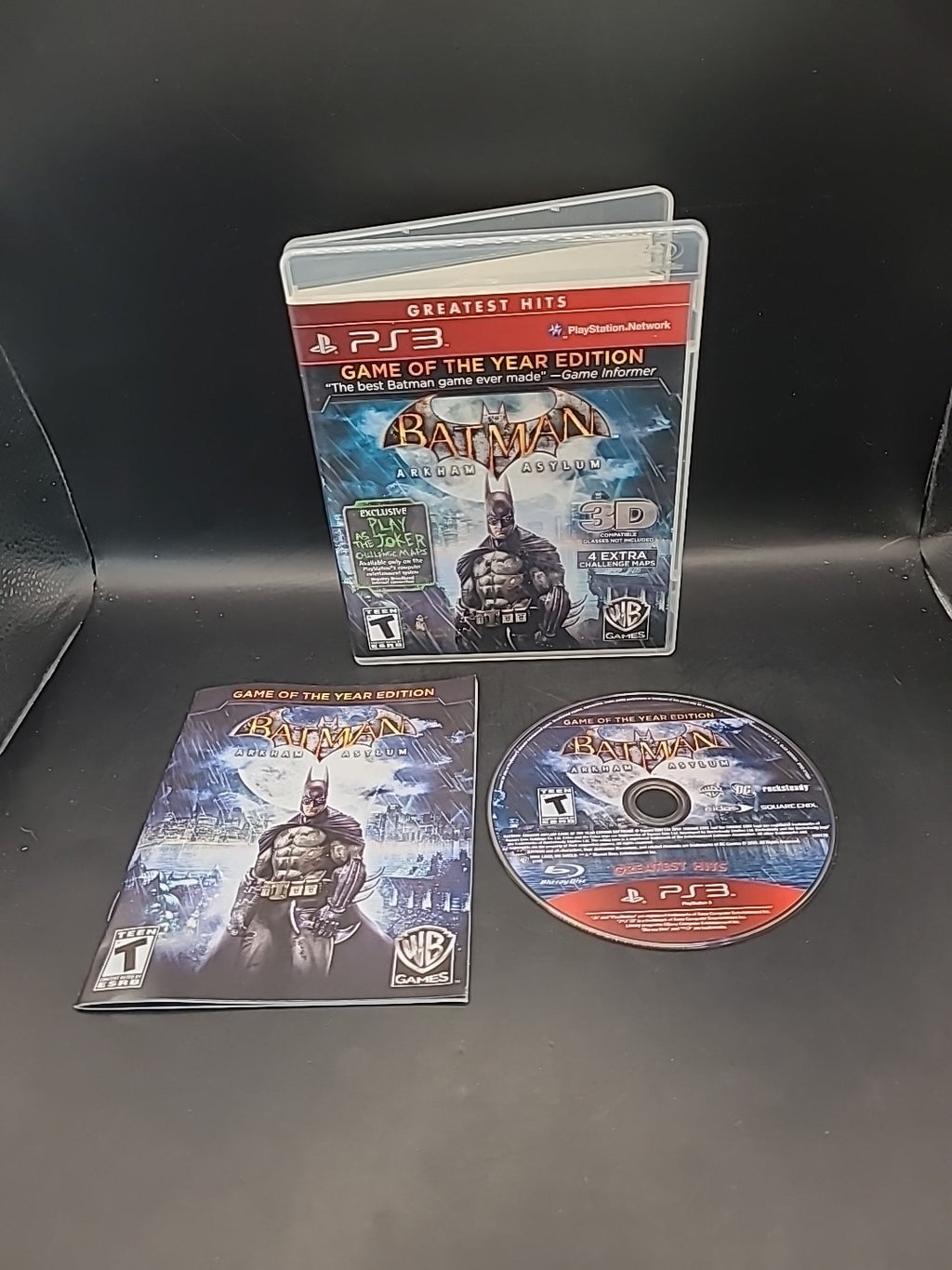 Batman Arkham Asylum GOTY Edition Greatest Hits - NTSC Region 1