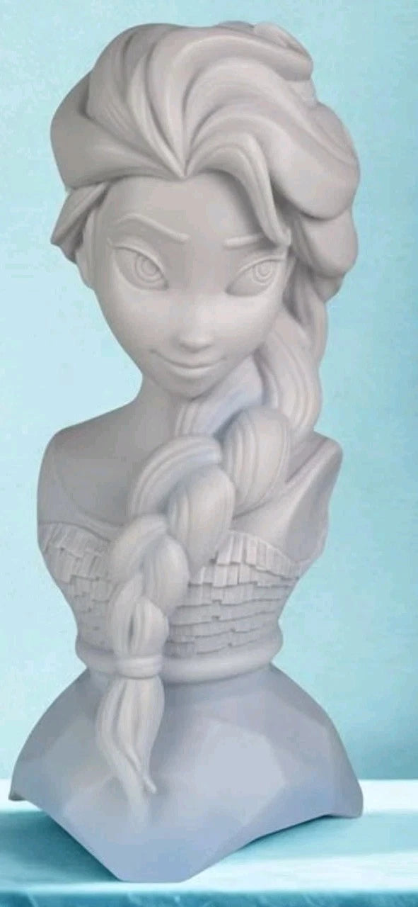 Disney Frozen Elsa Vinyl Bust Love At First Sight By Soap Studio