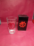 Gears of War Drinking Glass Tumbler Pint size - Loot Gaming - RARE