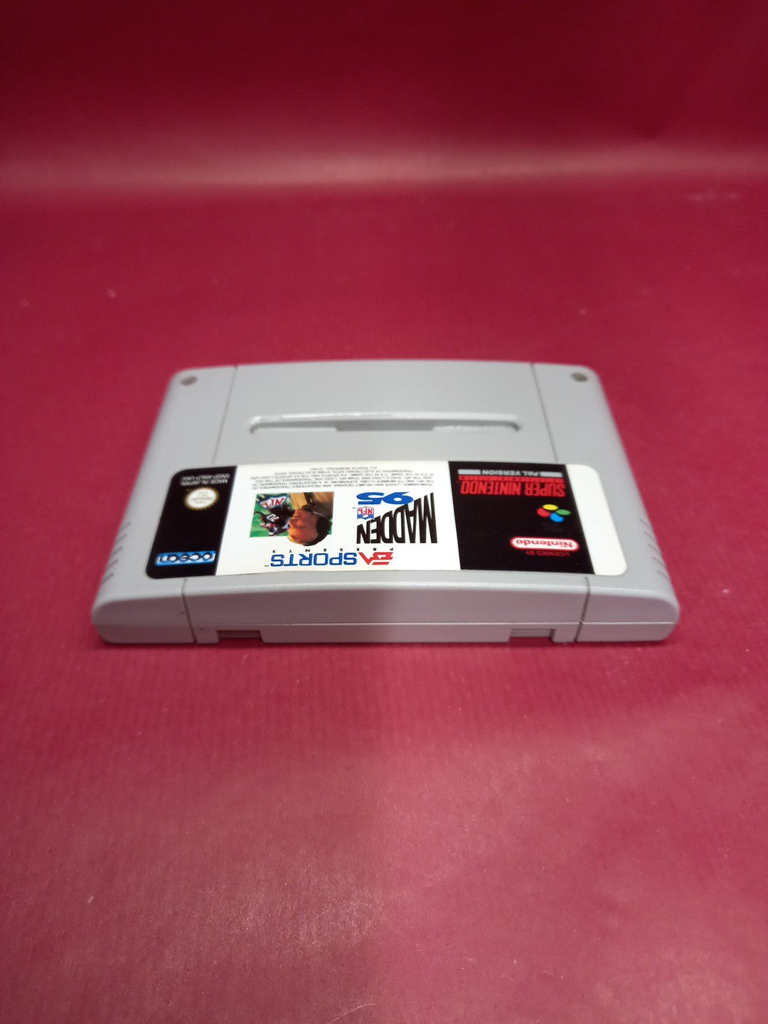 Madden NFL 95: Super Nintendo SNES Game - Cart Only
