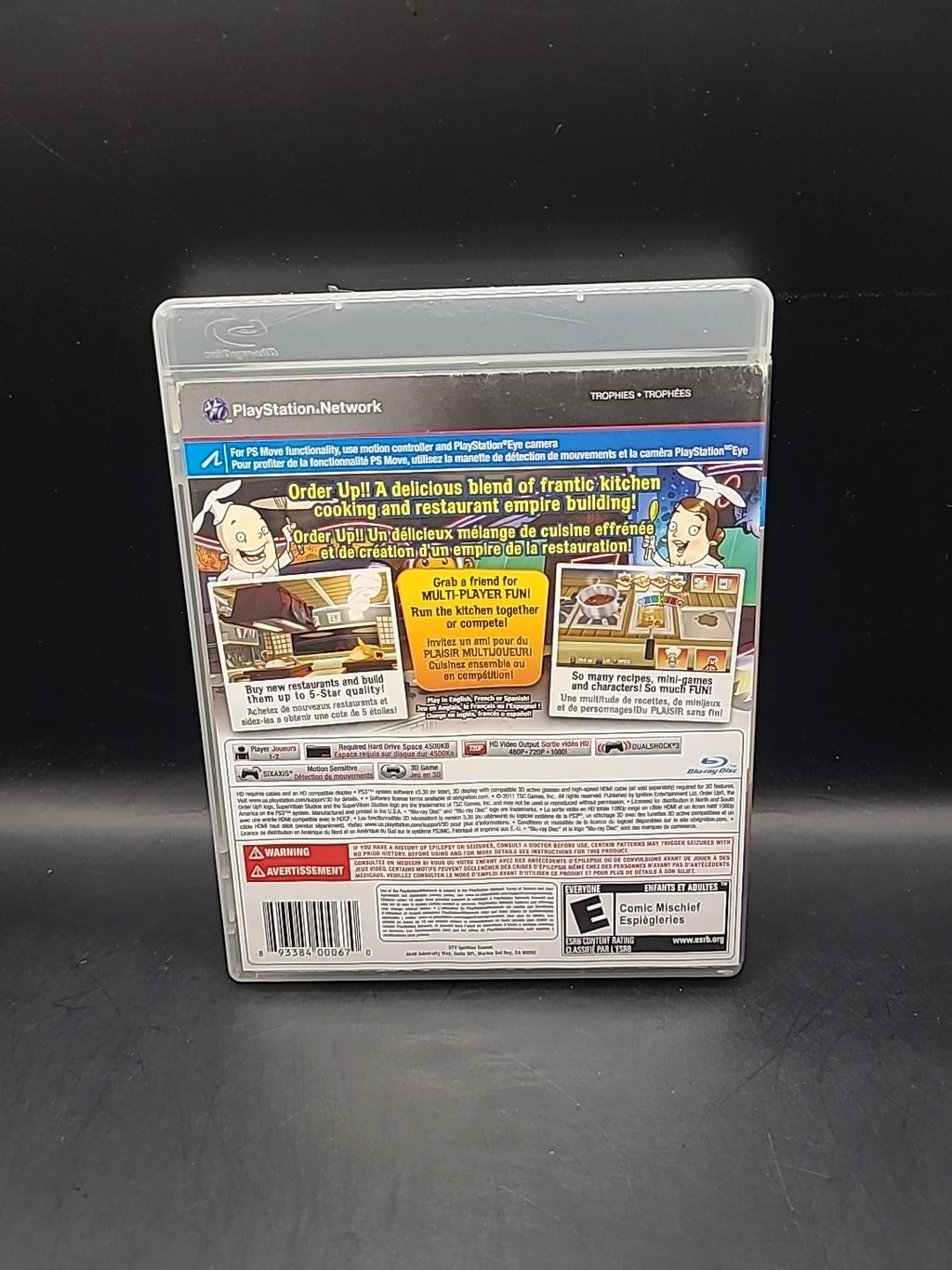 Order Up PS3 Game - NTSC Region One