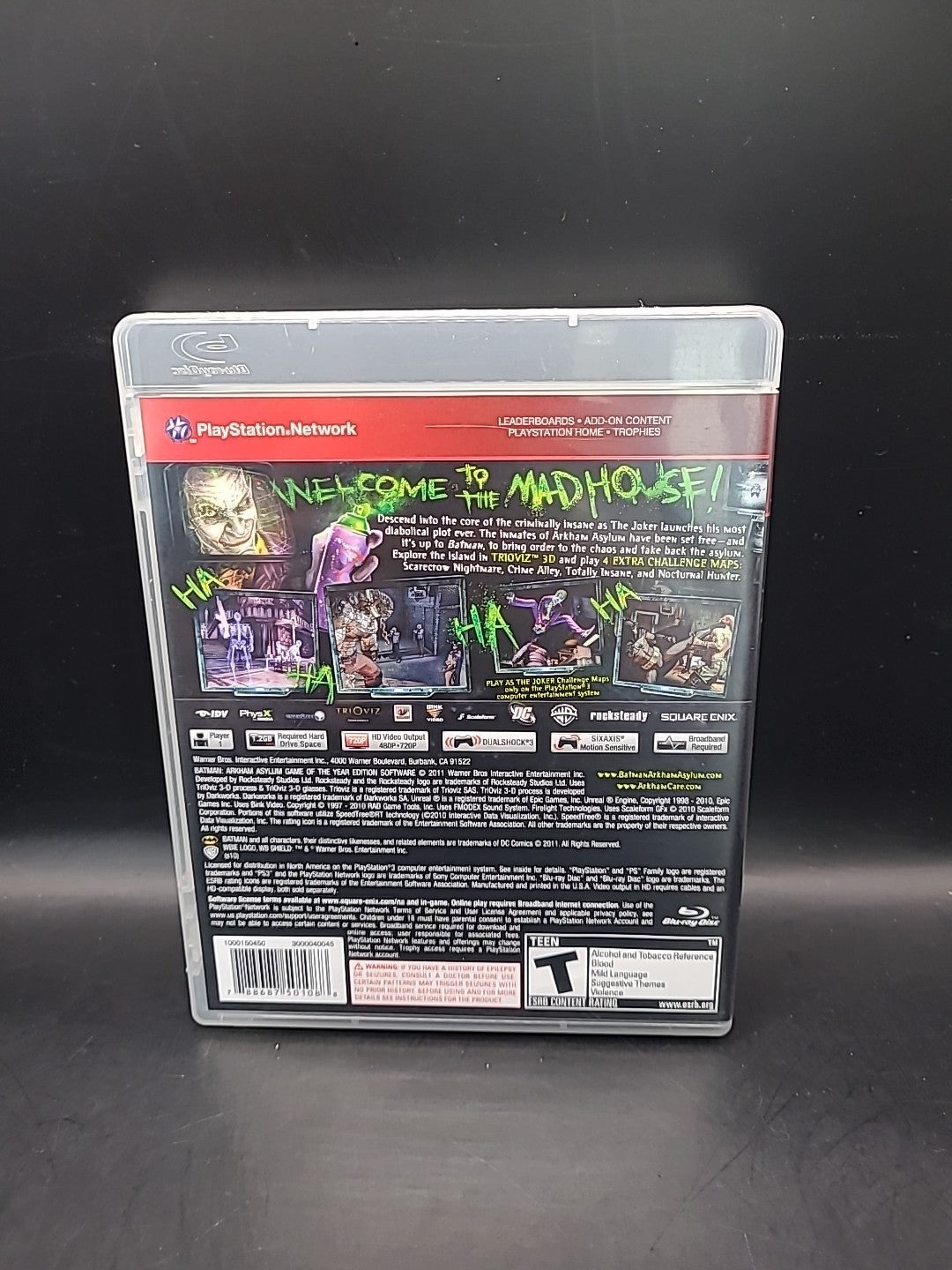 Batman Arkham Asylum GOTY Edition Greatest Hits - NTSC Region 1
