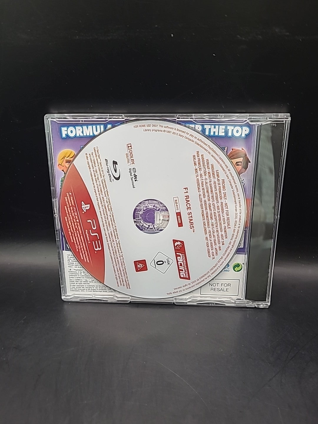 F1 Race Stars PS3 Promotional Promo Game